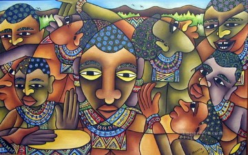 masila1 アフリカ出身 Oil Paintings